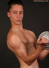 teen male model gay twink, erect boy